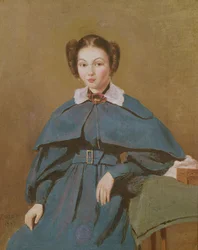 Porträtt av Madame Baudot, konstnärens brorsdotter, 1837